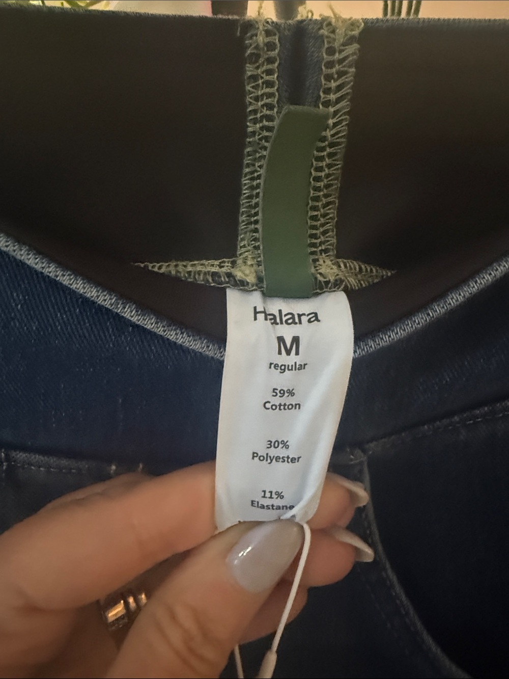 HALARA Dark Blue Wide-Leg Jeans - Picture 3 of 6